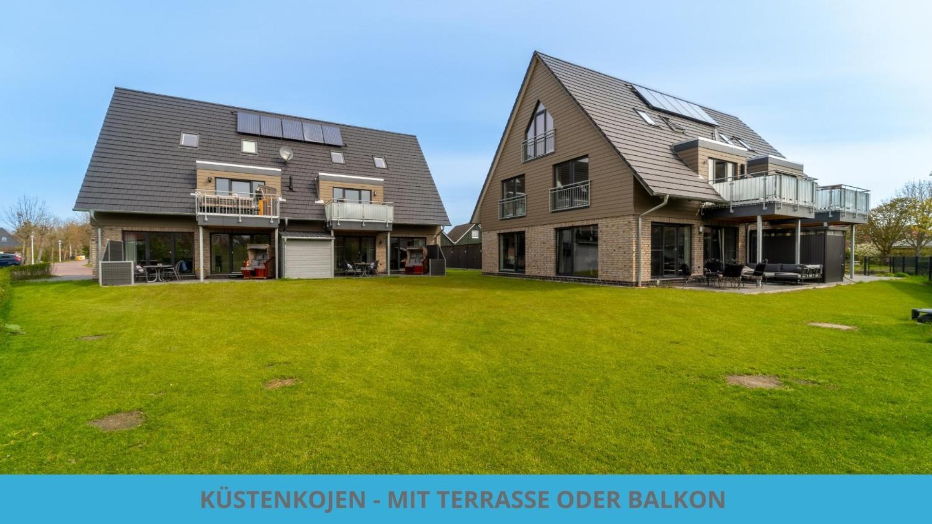 Kuestenkojen Mit 4 Ferienwohnungen Fuer 1 Bis 8 Pers Mit Diversen Schlafzimmern, Garten Oder Balkon Büsum Exteriör bild