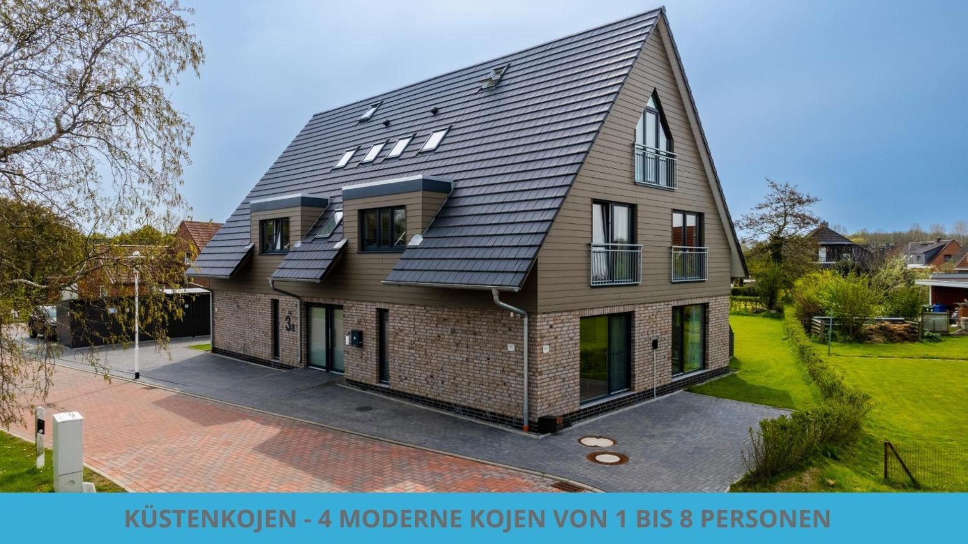 Kuestenkojen Mit 4 Ferienwohnungen Fuer 1 Bis 8 Pers Mit Diversen Schlafzimmern, Garten Oder Balkon Büsum Exteriör bild
