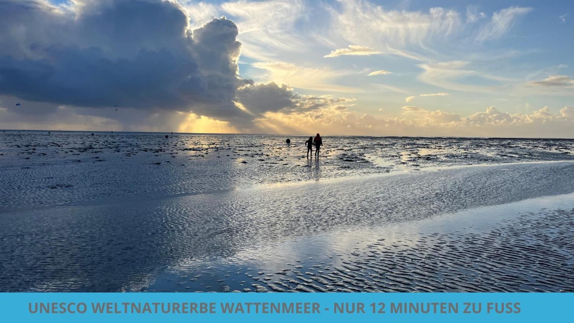 Kuestenkojen Mit 4 Ferienwohnungen Fuer 1 Bis 8 Pers Mit Diversen Schlafzimmern, Garten Oder Balkon Büsum Exteriör bild